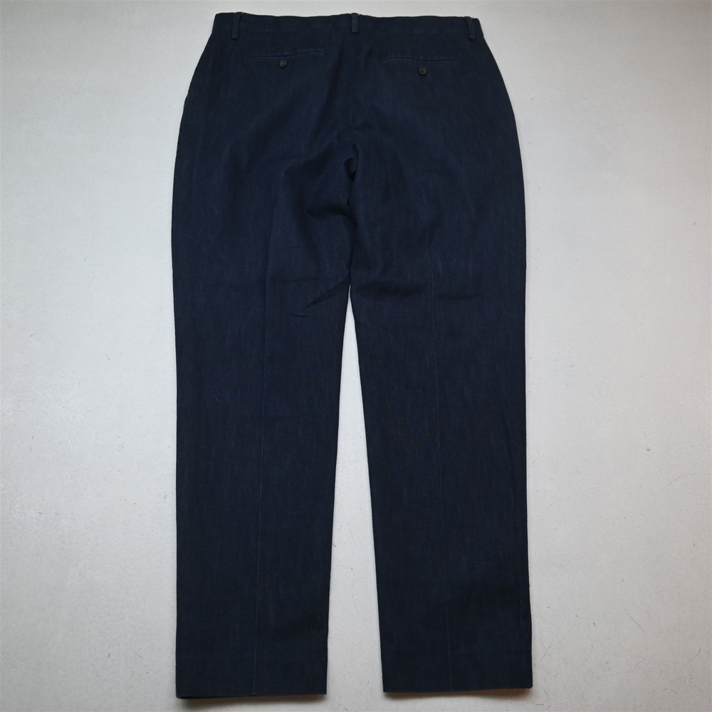 Banana Republic 34x30 Dark Olimpias Fabrics 442593 Pleated Tailored Slim Pants - Picture 9 of 9
